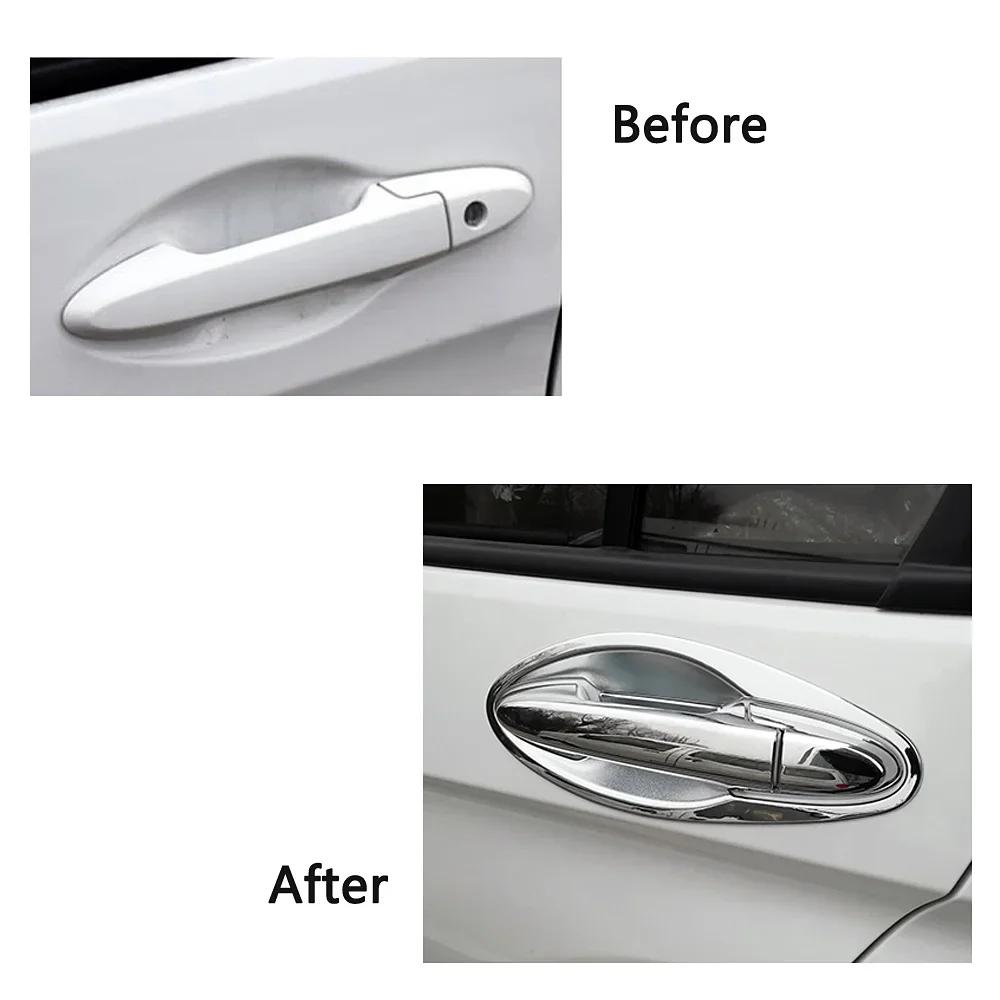 For Honda City GM4 GM5 GM6 2014-2020 Chromium Styling Exterior Door Handle Cover Door Bowl Trim Moulding Frame Bezel