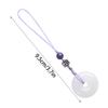 Elegant White Jade Mobile Phone Chain Anti-lost Lanyard Stylish Bag Hangings Pendant Decoration Durable U Disk Charm