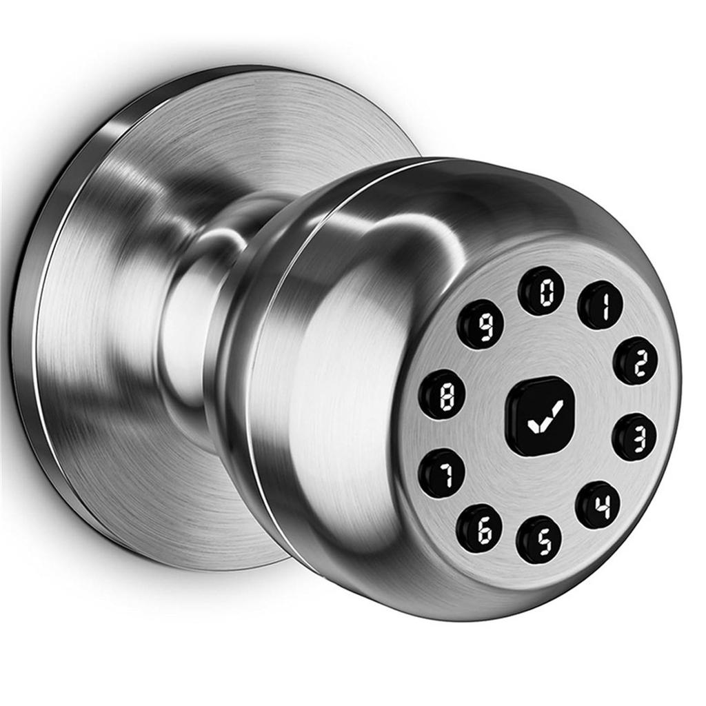 Keyless Entry Door Lock with Keypad Intelligent Door Knob Code Locks Door Knob for Indoors Bedrooms Apartments