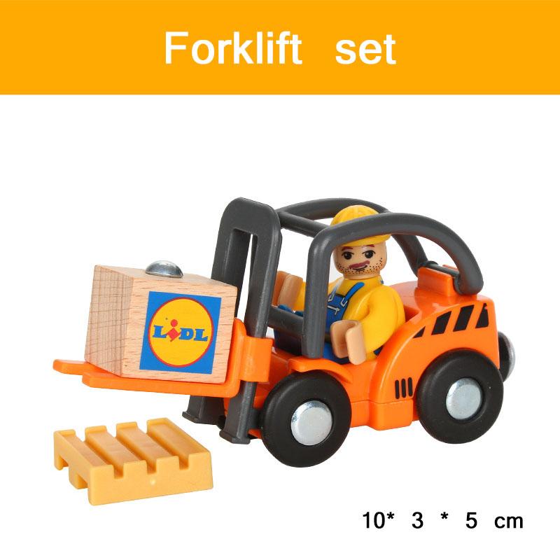 Fire Truck Magnetic Train Car Ambulance Police Car Toy Fit Brio Wooden Train Track Railway Toys For Children