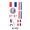 Cartoon Tattoo Sticker Game Rugby Flag Party Tattoo Waterproof