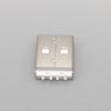 SMT 180° Short Male 2.0 USB Connector, 14mm Exposed, 12mm White Glue