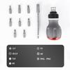 Chromium Vanadium Steel Ratchet Screwdriver Set Adjustable Angle Repair Screwdrive Kit Precision Screwdriver Set Repair Tool Kit