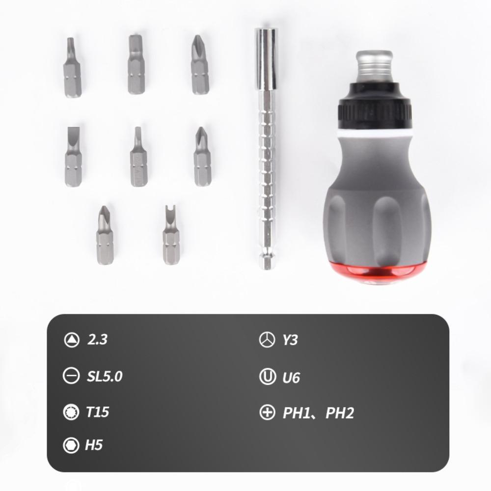 Chromium Vanadium Steel Ratchet Screwdriver Set Adjustable Angle Repair Screwdrive Kit Precision Screwdriver Set Repair Tool Kit