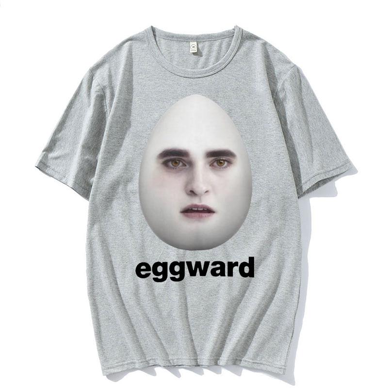 Hot Twilight Eggward Funny Meme T Shirt Edward Cullen Parody Humor Tshirt Unisex Women Casual 100 Cotton Short Sleeve Tshirt Tops