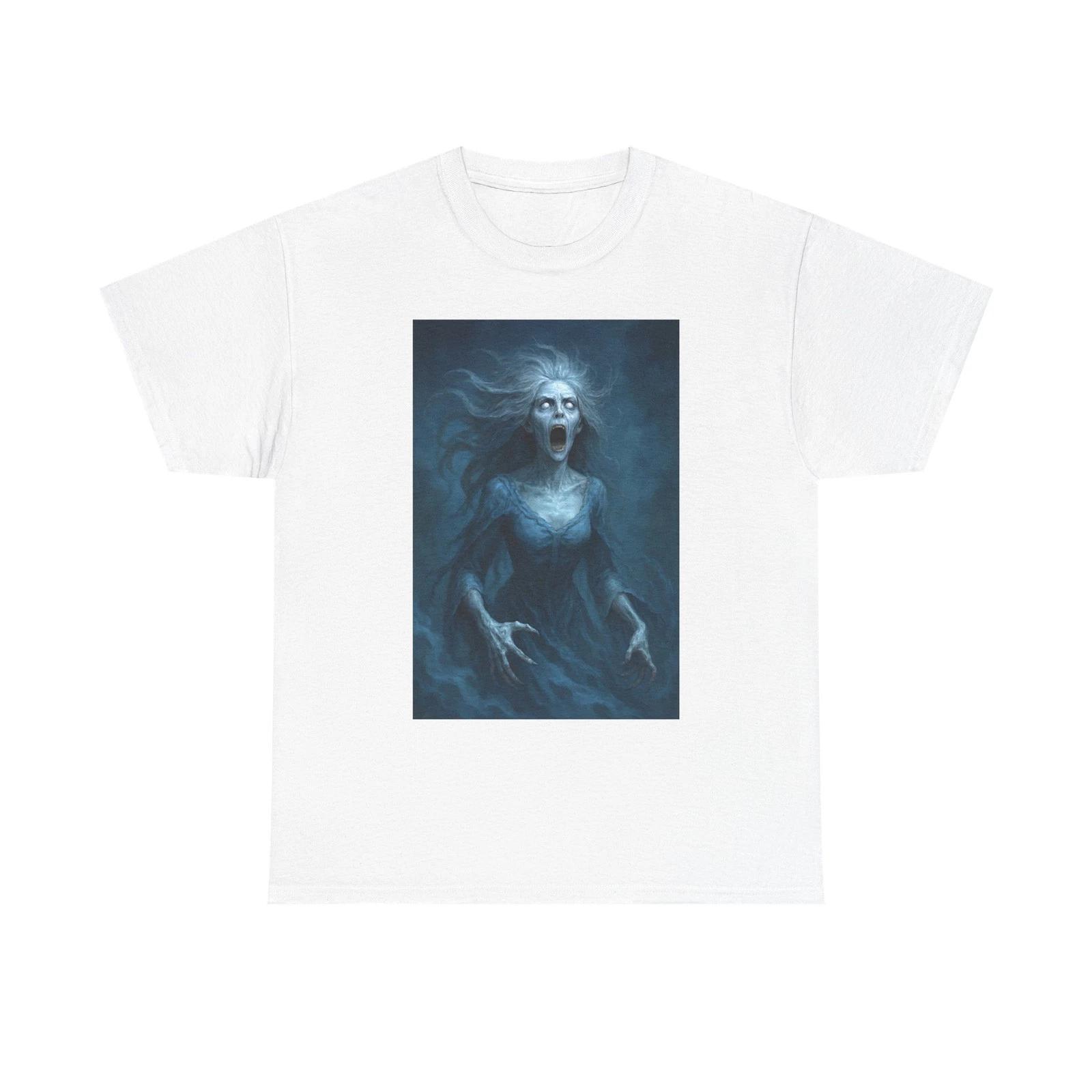 

Ethereal Ghostly Tee, Unisex Heavy Cotton Shirt, Goth Gift, Halloween [...] 3XL