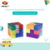 YJ DIY Plastic Magnetic Building Blocks Educational Toys For Children Transparent & Macaron Colors 7PCS Children Toy Gift