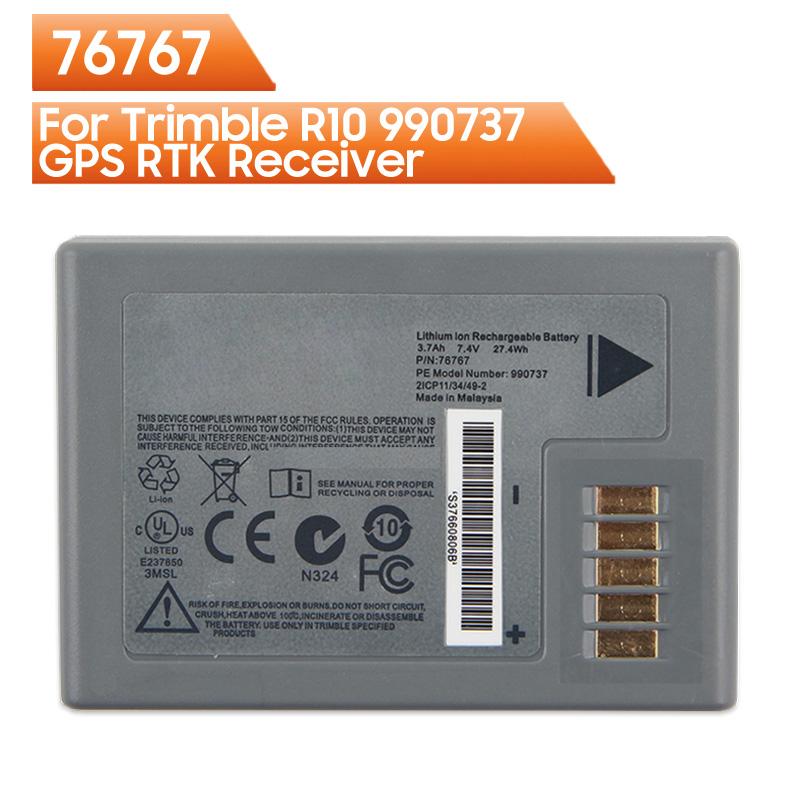 Brand New Replacement Battery 76767 For TRIMBLE R10 990737 GPS RTK Receiver Battery Charger 7.4V 27.4Wh
