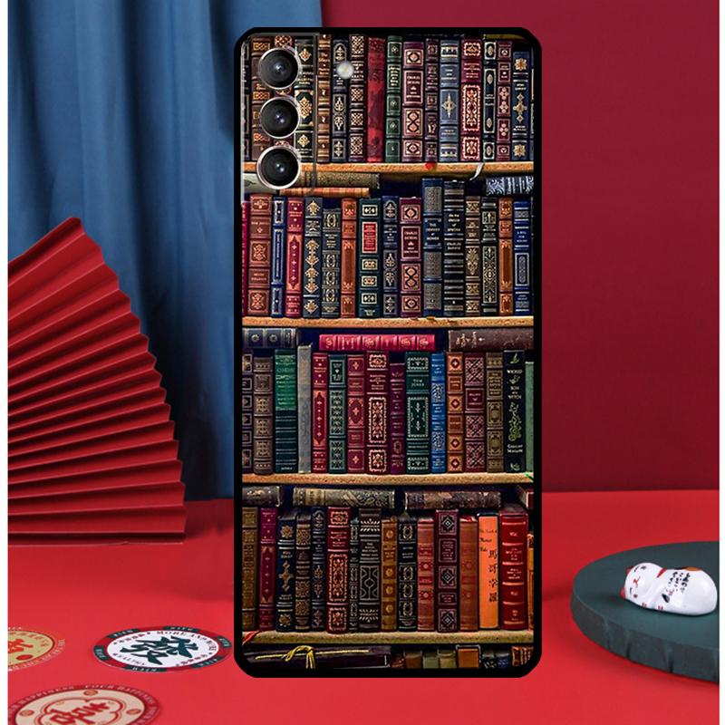 Read Books illustration Phone Case For Samsung Galaxy S24 Ultra S9 S10 S20 FE S21 S22 S23 Plus S25 Ultra Back Cover