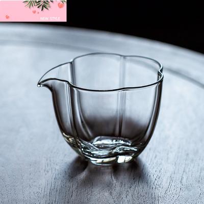 Japanese Style High Borosilicate Glass Tea Pitcher Divide Tea Cha Hai Dispenser Justice Cup Fair Mug Chinese Tea Set Accessories