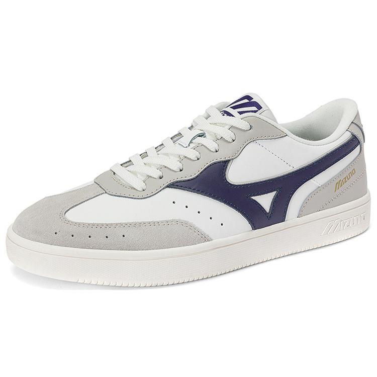 Mizuno Court Lite Bequeme Minimalistische Skateboard-Schuhe Unisex Grau Weiß Blau D1GH222702