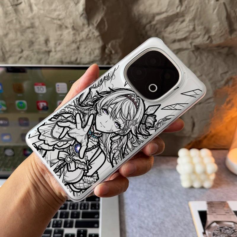 Micro Matte Hard Phone Case Half Wrap Shockproof Cover for iQOO 15 Ultra 15R 13 12 Neo 11 Neo 10 Neo 9 Z10 Z11 Turbo Z9 Z9X Z8X Z7i
