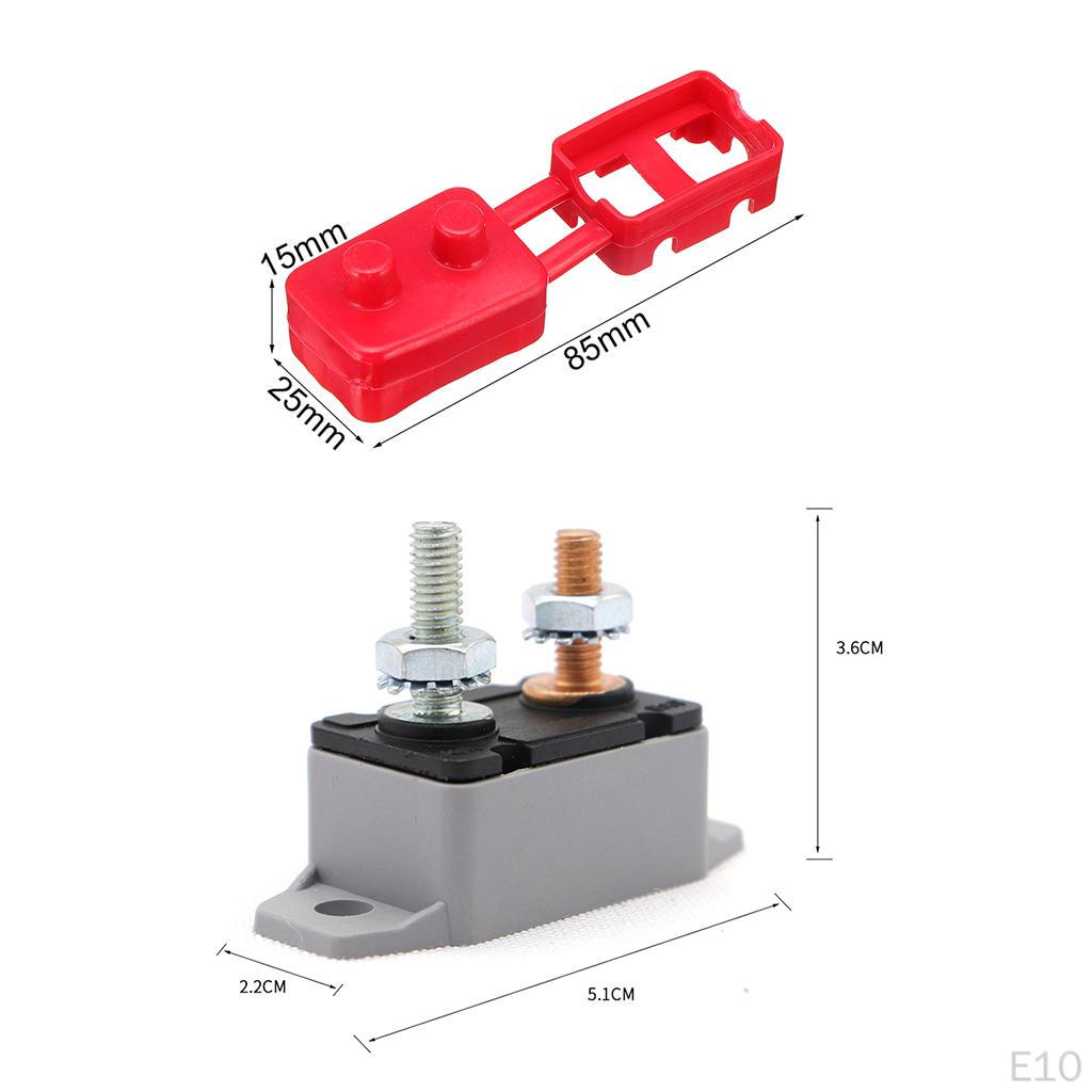 10A-50A 12V 24V Metal Circuit Breaker Auto Dual Battery boat