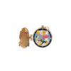 New POP MART Zootopia Double Layer Metal Badge Photo Frame Pendant Blind Box Products Single Mystery Box/Full Box 4 Pcs PPMT-2407-0054