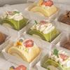 Scatole per Dessert in Stile Giapponese con Coperchio Alto