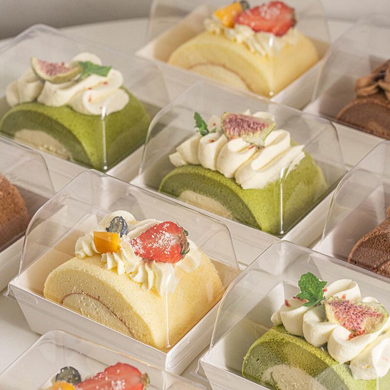 Scatole per Dessert in Stile Giapponese con Coperchio Alto