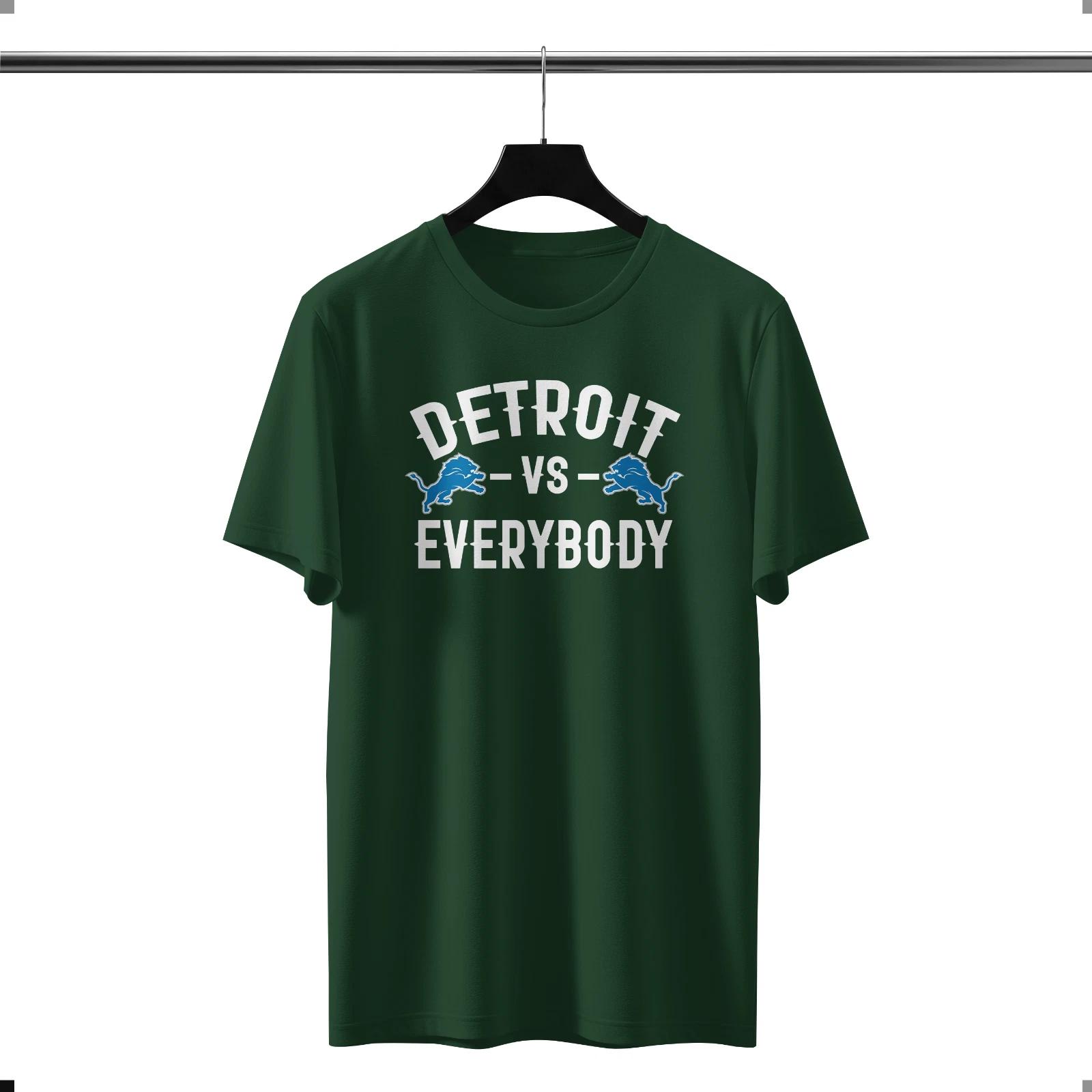 Detroit VS Everybody Logo funny T-Shirt Size S-5XL XXXL