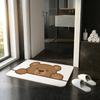 Cartoon Style B-Baby Bear Floor Mat Absorbent Floor Mat Non-Slip Entrance Rug for Bathrooms Restrooms and Toilets