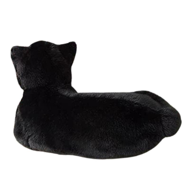 Schwarzes Katzen Plüschtier Stofftier Schwarzes Kätzchen Puppe Kissen Jungen Mädchen Weiche Spielzeuge Kinder Geburtstagsgeschenke Niedliches Plüschtier