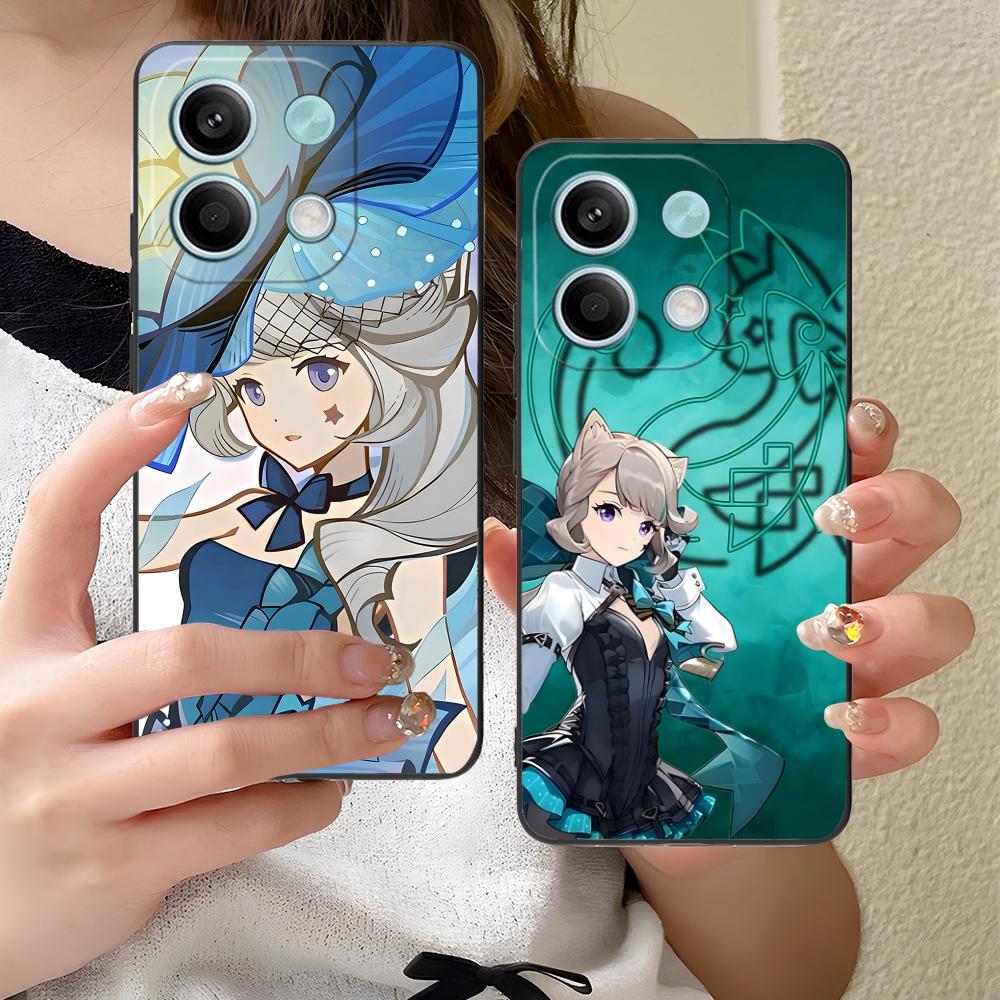 Game GI Lynette Matte TPU Mobile Phone Case for Xiaomi Redmi 15 14 13 12 A5 3 2 1 C Plus 4G 5G Colorful Printing Cover