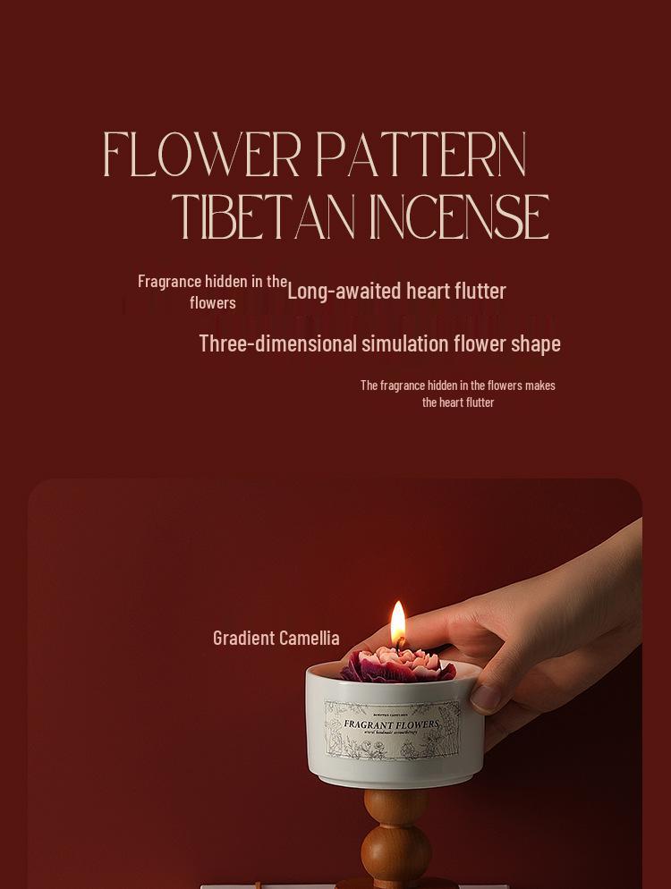 Premium Camellia Scented Candle Gift Set - Soy Wax Wedding Decoration, Birthday & Party Favor.
