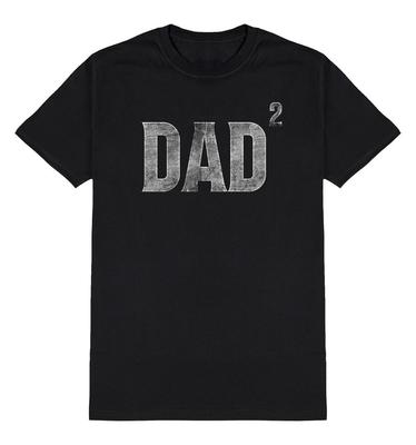 Daddy Squared 2 T-shirt Herr Rolig Fars Dag Gåva Kläder Pappa Far Födelsedag