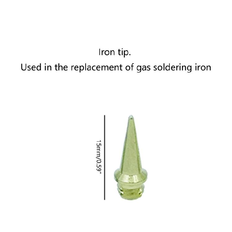 Metal Gas Soldering Iron Tip Pack of 5 for HS-1115K Welding Accessories