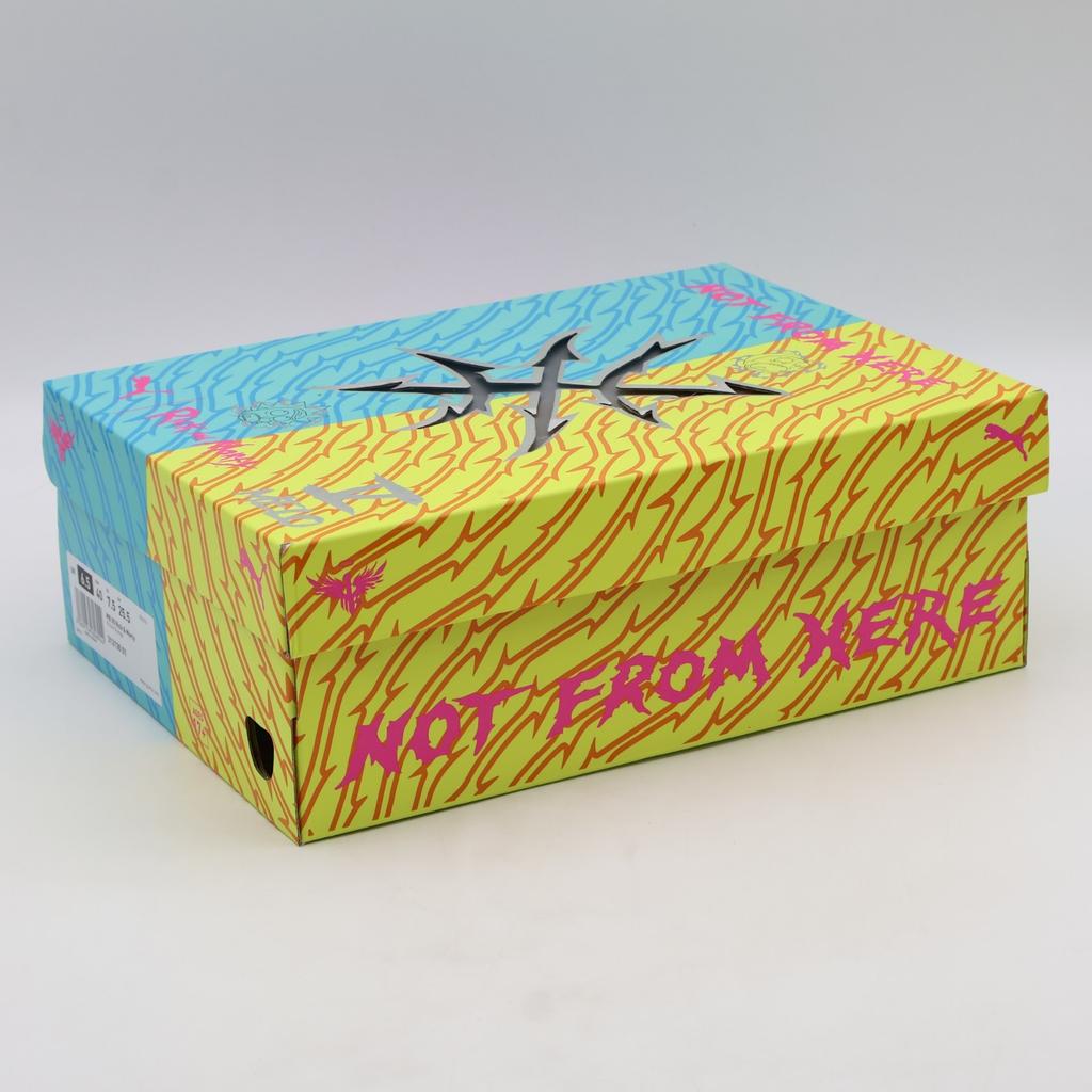 312130-01 Rick And Morty Puma MB05 Rickie Orange Electric Peppermint (Men's)