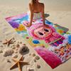Fantasy Labu-bu Unicorn Journey Beach Towel, Super Soft Microfiber, Gift for Her/Him, Birthday, for Pool, Beach, Travel, Home Decor Fan Gifts