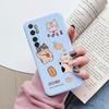 For Xiaomi Mi Note 10 Lite Case Cover Cute Cartoons Painted Soft Silicone Phone Case For Xiaomi Mi Note 10 Lite Fundas Flowers