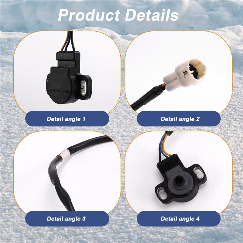 A58X-Throttle Position Sensor 3131751 For Polaris Indy 600 RMK 600 800 Switchback 800 чёрный