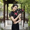 Decorative Folding Fan Plastic Rod Dance Fan Exquisite Flower Handheld Fan  Hanfu Accessories