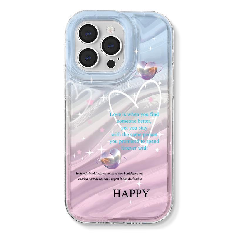 Zhitai iPhone Case for 16 Pro, Apple 14, and 15; Mirror Finish; Fits iPhone 12/11; Bracelet Style; Compatible with Xiaomi.