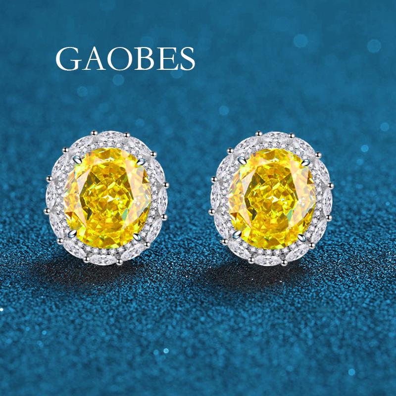 Women s S925 Sterling Silver Multicolor Padparadscha Red Ice Flower Cut Stud Earrings 925 Silver