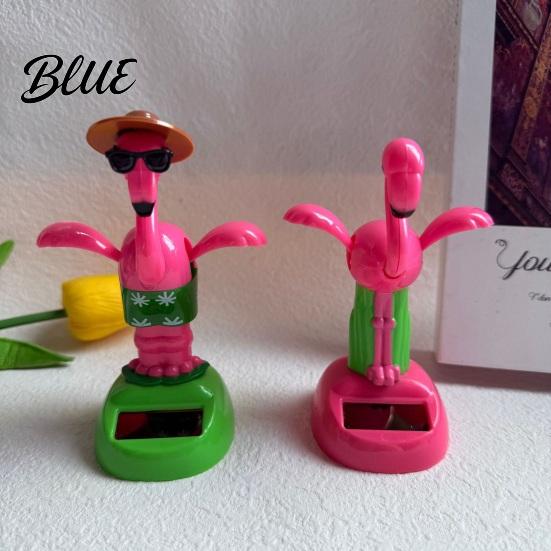 Accessoire de voiture personnalisé Décoration Grue Solaire à Secouer Animal Mignon Jouet à Suspendre sur le Tableau de Bord
