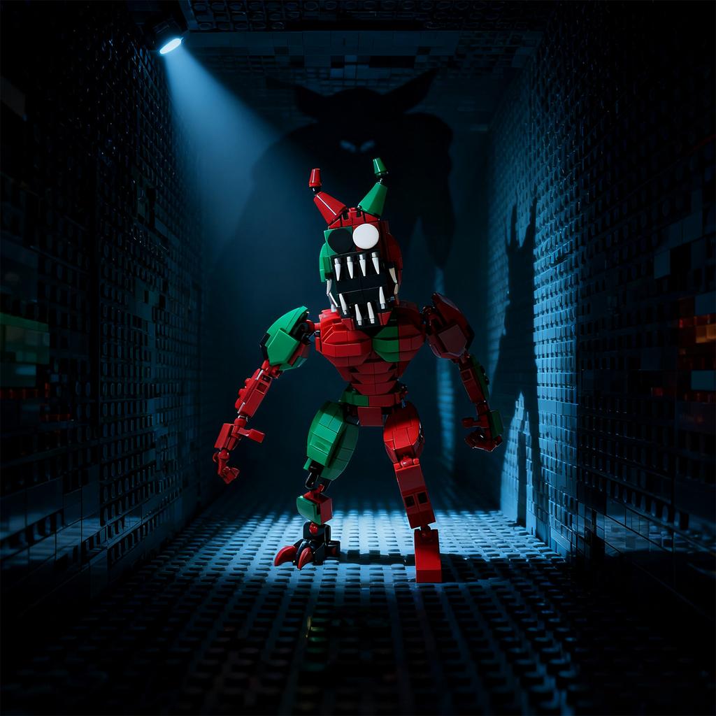 Imitation Mystery Puppet Assembly Building Block Figure Model - Creative Building Block Anime Model, Suitable For Display And Collection Gifts.