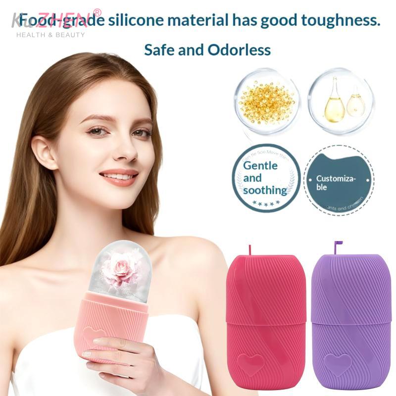 1PC Reusable Silicone Ice Cube Trays Beauty Lifting IceBall Face Massager Contouring Eye Roller For Beauty Facial Skin Care Tool