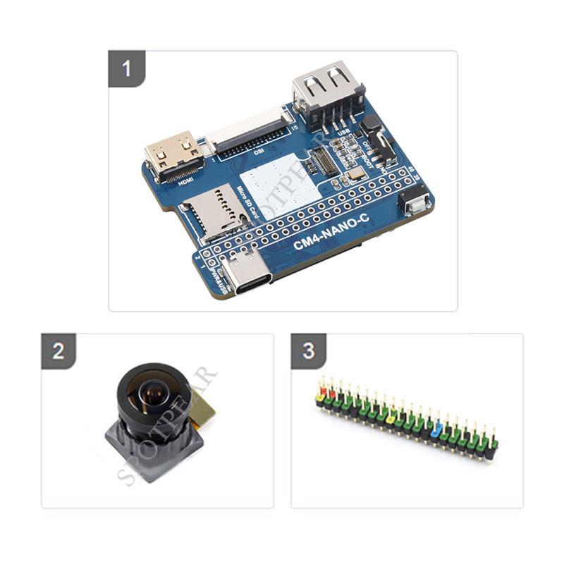 

Raspberry Pi CM4 Prototype Board with 8MP Camera Integration
