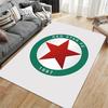 Red Star FC Logo Carpet Suitable As a Non-slip Mat for the Living Room or Bedroom Sofa