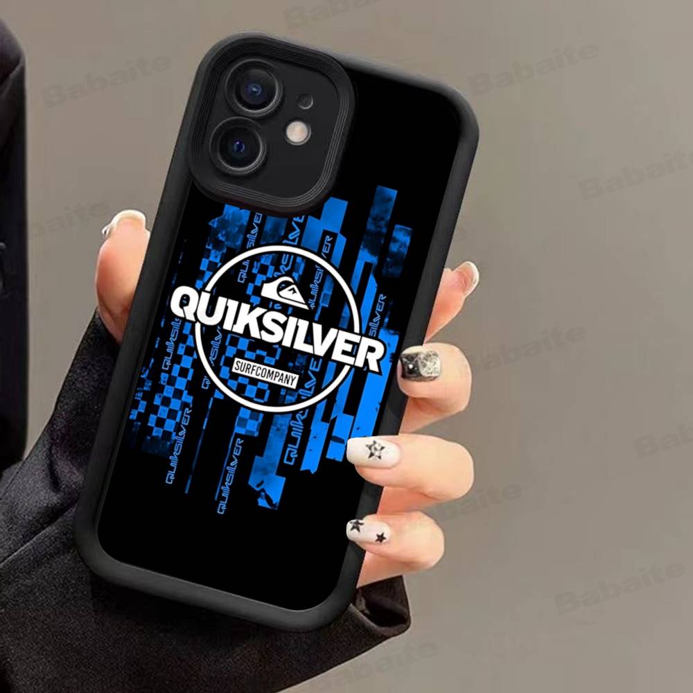 Surf Brand Q-QuiksilverS Logo Phone Case For IPhone 17 16 15 14 Plus 13 12 11 Pro Max Silicone Cover