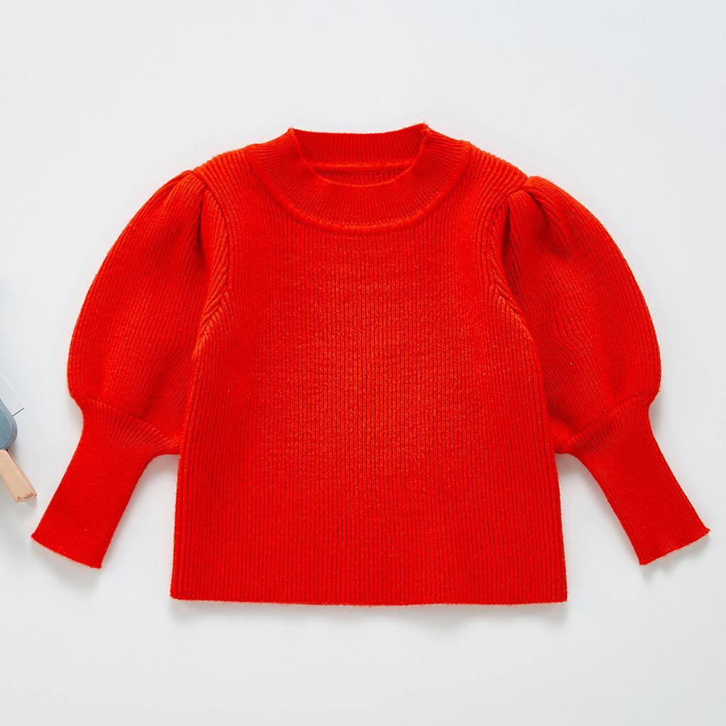 Children's Boys And Girls  And Winter Long-sleeved Fashion Knitted Girls Pullover Sweater Sweater