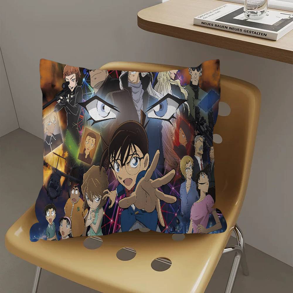 D-Detective C-Conan Lucky Dragon Pillow Cover Sofa Cushion Cover Home Room Decoration Children Gift
