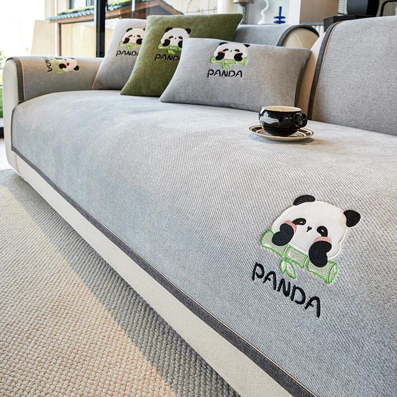 

Luxury Chenille Sofa Cushion 2025 New Four Seasons Universal Anti slip And Dustproof For Living Room Decoration Sofa Cushion 70x70cm 1pcs серый