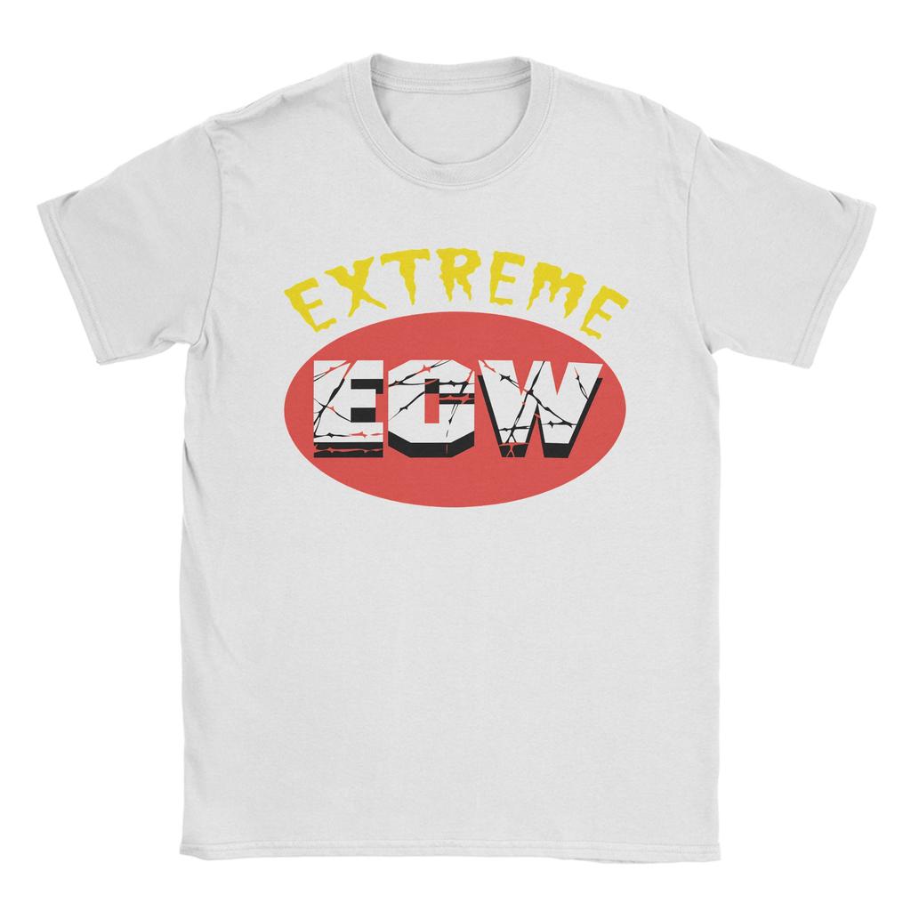 Ecw Hardcore Wrestling Cotton T Shirt For Couple Summer Vintage T Shirts O Neck Fashion Tee Shirt Oversized Pattern Clothes