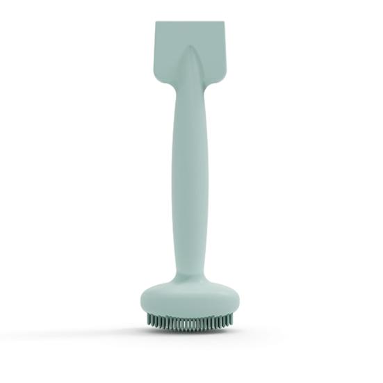 Facial Mud Applicator Brush Double-Headed Massage Brush with Ergonomic Handle Multi-purpose Face Clay Body Lotion Application Brush
