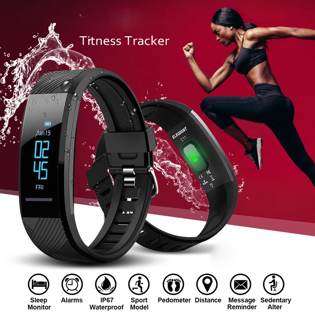 Buy Smart Watch Heart Rate Monitor Blood Pressure bluetooth Fitness Watch  Activity Tracker Smartwatch Sport Watch for ios android at affordable  prices — free shipping, real reviews with photos — Joom