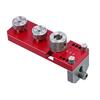Aluminum Profile Drill Guide Access Hole Drill Jig with M6/M8 Step Drill Bits for 20 30 40 Series Extrusion Profile