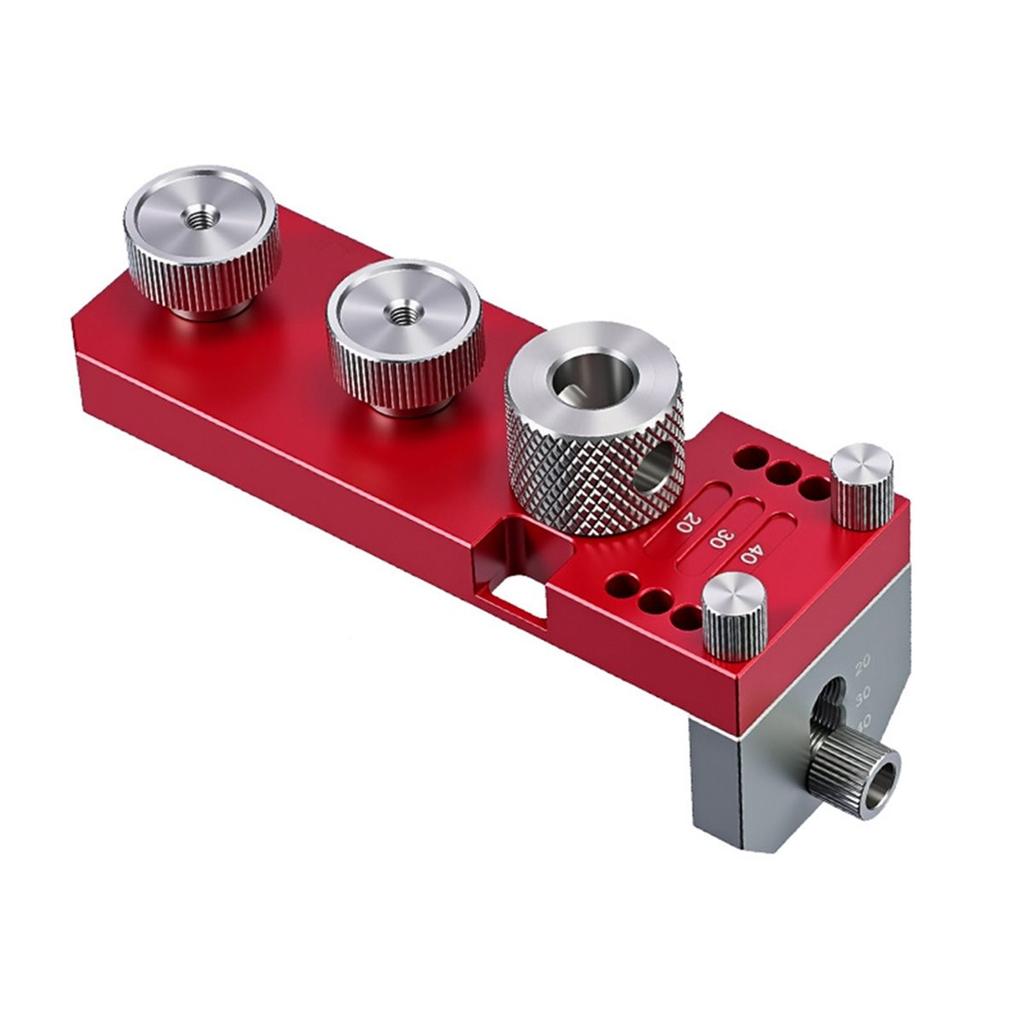 Aluminum Profile Drill Guide Access Hole Drill Jig with M6/M8 Step Drill Bits for 20 30 40 Series Extrusion Profile