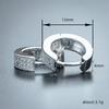 Dainty Circle For Men Hoop Earrings Women Small Earrings With Cubic Zirconia Modish Stylish Couple Love Ear JewelryFashion Jewelry
