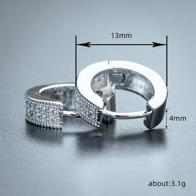 Dainty Circle For Men Hoop Earrings Women Small Earrings With Cubic Zirconia Modish Stylish Couple Love Ear JewelryFashion Jewelry